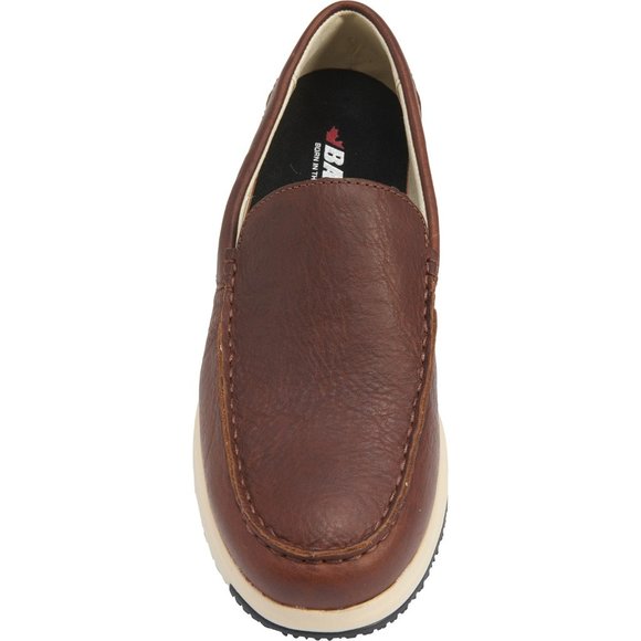 Baffin NIB Rust Leather Kauai Slip-On Loafers